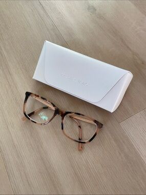 Michael Kors Light Tortoise Shell Square Glasses